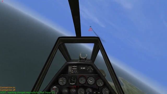 Fw 190D-9 Sortie vs Multiple Opponents (1 vs 2 Dogfight) - Aces High смотреть онлайн