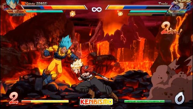 Android 21 Vegeta Blue Goku Super Saiyan vs Android 18 Android 16 Trunks DragonBallFighterZ 1080p H смотреть онлайн