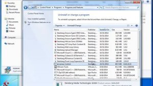 Uninstall Steinberg Cubase 7.5 on Windows 7