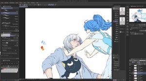 [Clip Studio Paint speed drawing] Request - Surprise