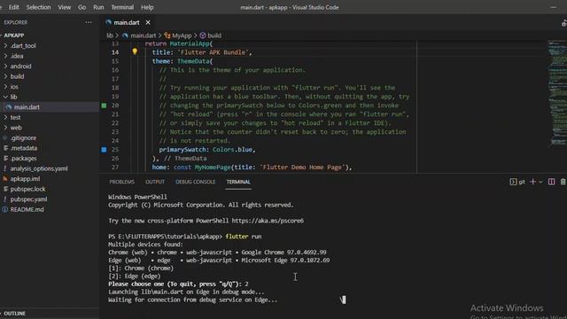 Flutter Mobile App   Building APK Bundle for your Flutter App #13