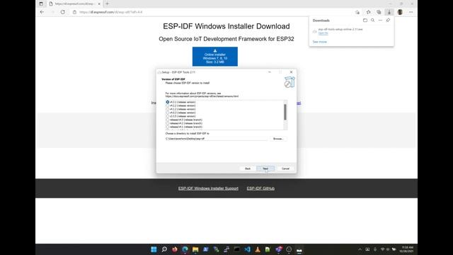 How to Install Espressif ESP IDF (v3.4.1) on Microsoft Windows смотреть онлайн