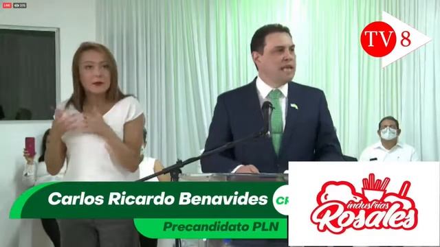INSCRIPCIÓN PRECANDIDATURA CARLOS RICARDO BENAVIDES #TV8 #COMPARTIR #ULTIMAHORA смотреть онлайн