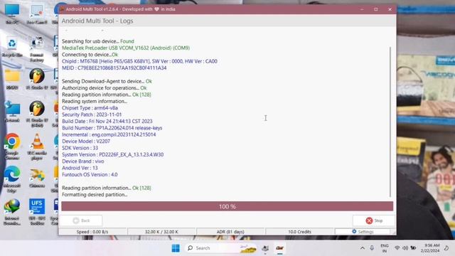 Vivo Y22 Frp Bypass | Android 13 Update | All Vivo Mobile Frp Bypass 2024
