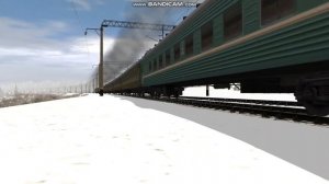 П36-032 С Пассажирскими Вагонами В Trainz Simulator 2012