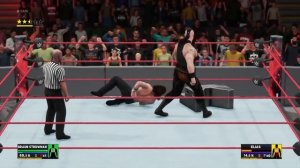 WWE 2K18 Braun Strowman VS Elias 1 VS 1 No Holds Barred Match