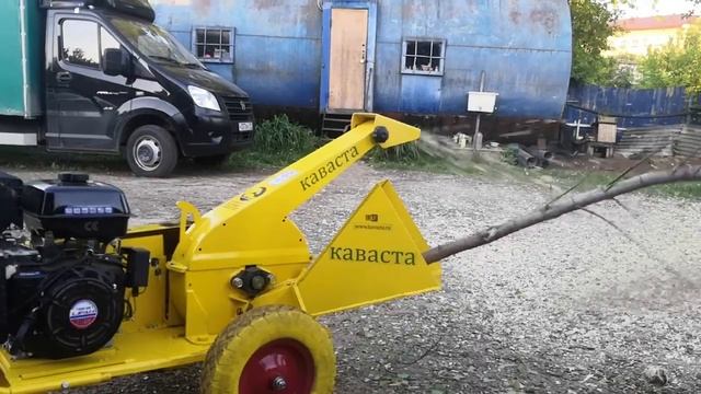 Каваста Компакт ПРО. Садовый измельчитель веток