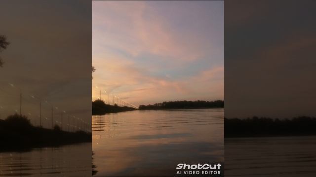 Закат на Волге