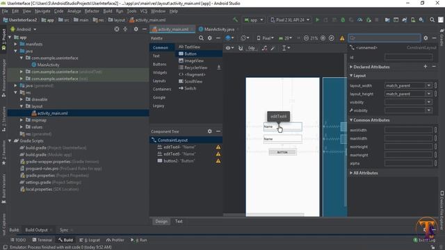 Android tutorial  - 06 - How Create a Simple  android User Interface | Simple Login Screen