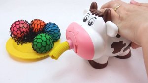 Радужная лапша Playdoh - пластилин и коровка! ASMR