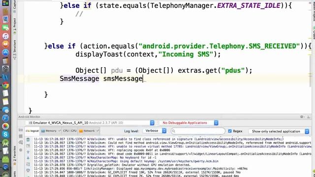 Android Broadcast Receiver Demo