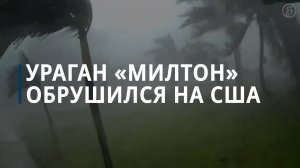 Ураган «Милтон» принес штормовые волны на большую часть Мексиканского залива Флориды