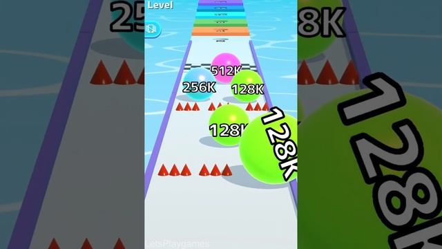 Ball Run Infinity Number Up To (128M, 256M, 512M, 1024M) ! All Levels ...