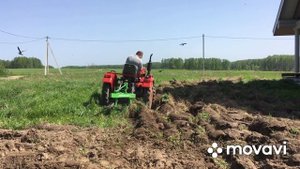 Пашем целину Shifeng 240,если честно я не верил что он справится!!!