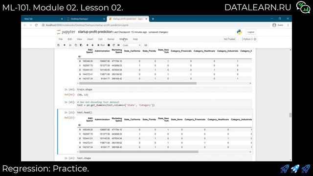 ML-101 | Module 02 | Lesson 02 | Regression: Practice | Anastasia Rizzo