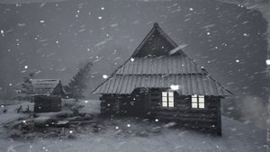 Сильная снежная буря и звуки ветра для сна┇ Холодная атмосфера┇ Воющий ветер и метель