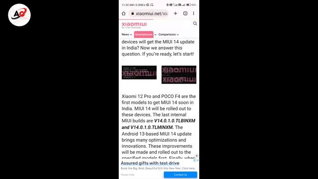 Miui 14 Android 13 is Ready For Rollout Xiaomi 12 Pro/11 Lite NE 5G/Poco F4 And More..