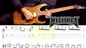 How to play solo Metallica - The Frayed Ends of Sanity. Guitar Tab.