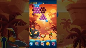 Angry Birds POP Bubble Shooter - Level 54. Gameplay Android walkthrough