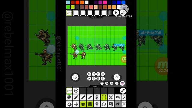How To Make Sprite Sheet Run In Pixel Studio смотреть онлайн