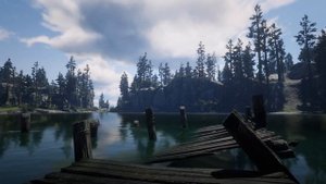 RDR2 Старая пристань на озере [ПКМ]