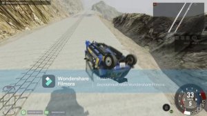 спуск без тормозов в BeamNG.drive.часть 5.