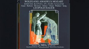 David, König in Jerusalem (After W.A. Mozart) , Pt. 2: Part II: Interlude (from Thamos, Konig...