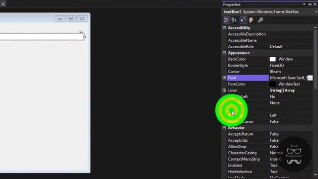 Windows Form Application UI Design  | C# Tutorial | Tutorial in Tamil | Tamil Programmer