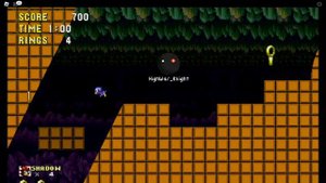 Classic Sonic Simulator Test Server V12 - Hidden Palace Zone. (By: Superyoutubek.)