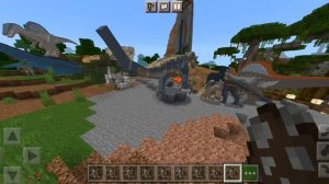 Addon Khủng Long Mới Nhất Cho Minecraft PE 1.18+ | Dinosaur Addon For MCPE 1.18