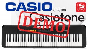 Синтезатор CASIO CT-S100 - демонстрация звучания