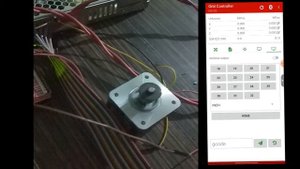 GRBl Controller for stepper motor using android application