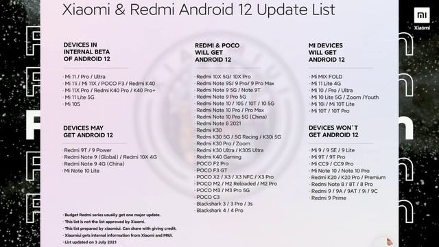 MIUI 12.5 India Stable Update | Android 12 Device List |Redmi 9T,9TPro,10X,10T,10i,Pro,K20,K30,K30i