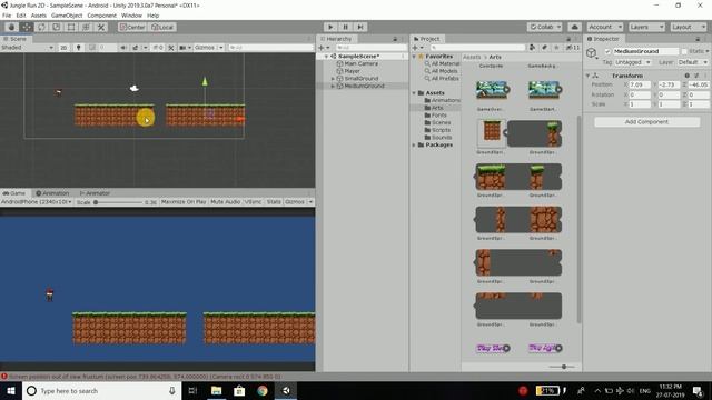 #4 Android Game Development Tutorial - Designing Grounds