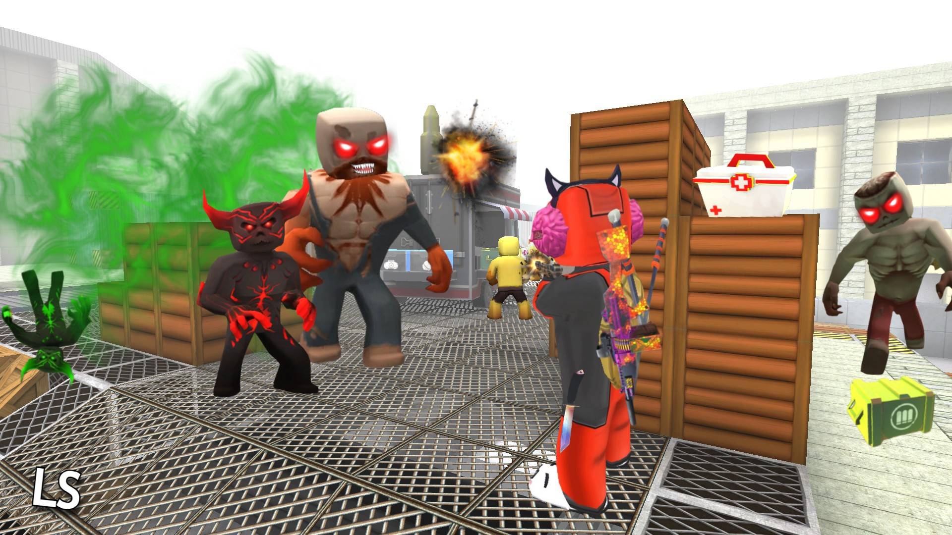 ЗЛОЙ ЗОМБИ-ГИГАНТ ПОВРЕДИЛ ФУРГОН С ПРИПАСАМИ, ЖЕСТЬ! #кубум #kuboom смотреть онлайн