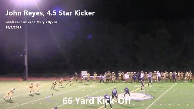 John Reyes, 4.5 Star 2022 Kicker - 6 Game Highlights - ACT Score 33 / GPA 4.0 - 7 Game Highlights смотреть онлайн