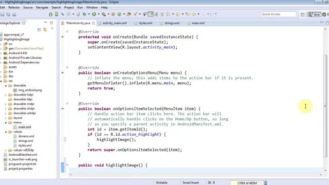 Allow highlighting of Images in your android app смотреть онлайн