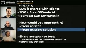 iOS Dev: Consider these factors before sharing the SDK between iOS and Android platforms. | ED Clip