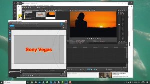 Как в Sony Vegas поставить текст за объект
