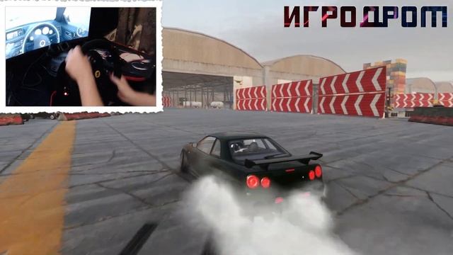 Учусь заново дрифтовать thrustmaster t300 - Drift Gameplay!