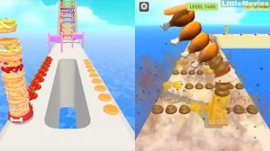 Pancake Run | Sandwich Runner - All Level Gameplay Android,iOS - NEW BIG APK UPDATE