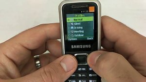 Samsung E1120 Mobile phone menu browse, ringtones, games, wallpapers