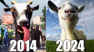 Эволюция серии игр Goat Simulator [2014-2024]