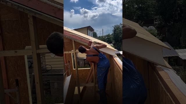 Строительство в СНТ  #shorts