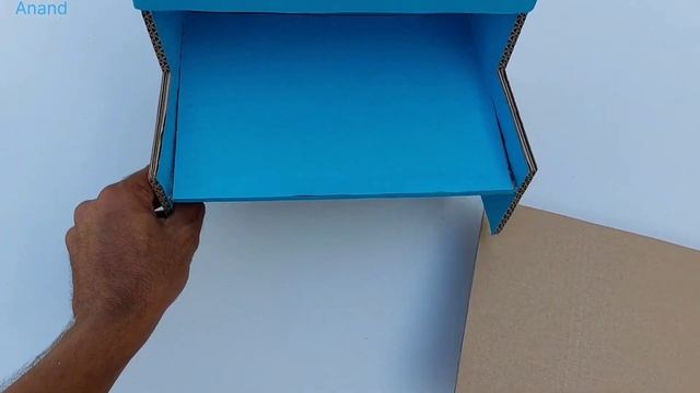 DIY Desktop Organizer by cardboard - Pen Holder Organizer | Cardboard Craft Handmade, mobile stand