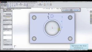 Уроки SolidWorks. Создание массивов , ребер жесткости, скруглений и фасок