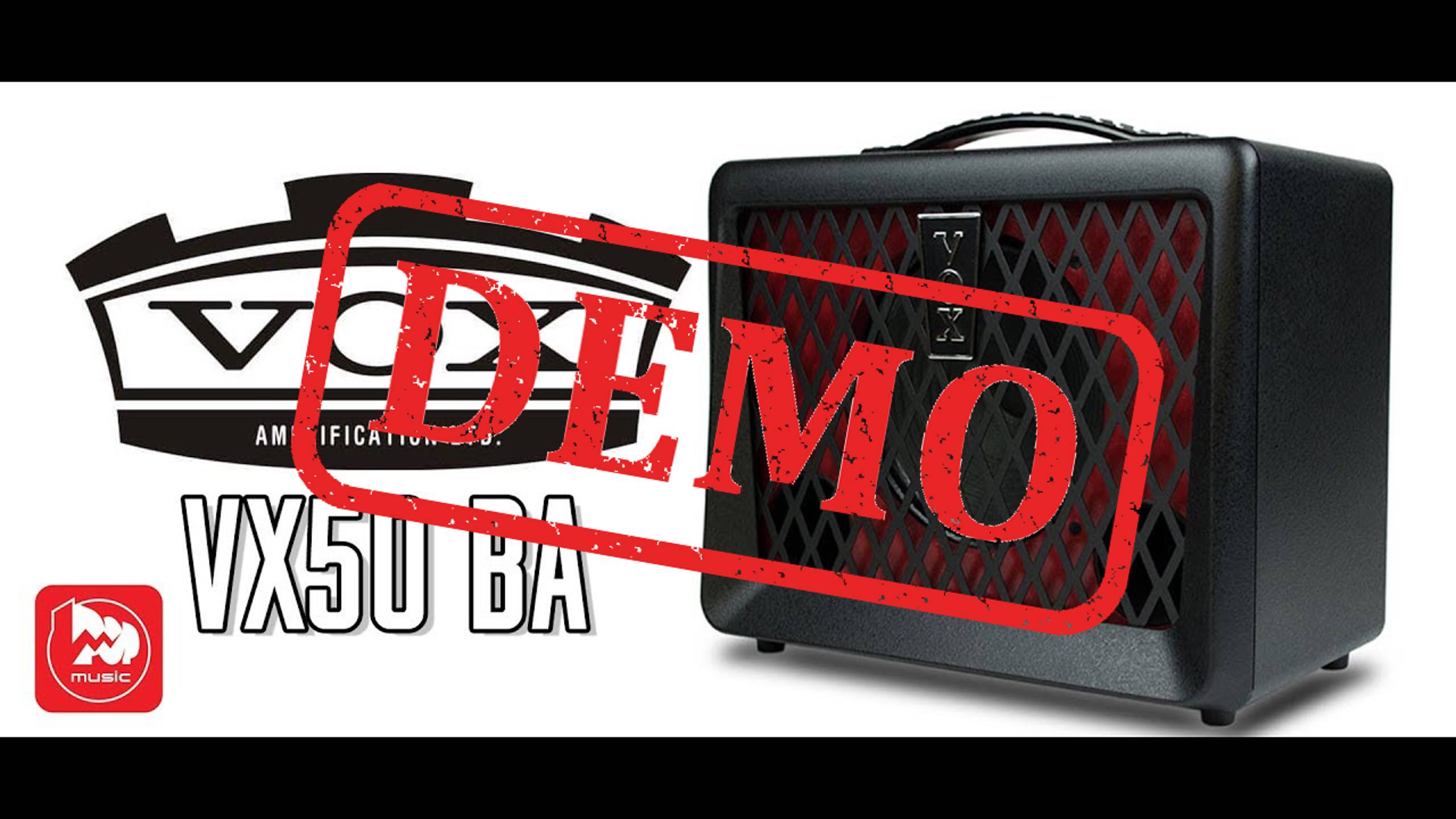 Басовый комбик VOX VX50 BA - демонстрация звучания