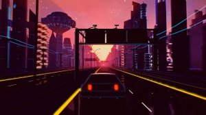 Futuristic Neon City - Motion Graphics Background Video - Moving Wallpaper
