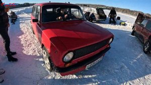 Урок зимнего дрифта / Дрифт на жигулях / Тренировка KDS / Боевая классика/ Котлас / Дрифт зимой