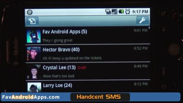 Handcent SMS App Review (Android) смотреть онлайн